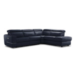 Bianca 3-Piece Power Sectional with Right Facing Chaise - Navy Blue