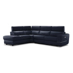 Bianca 3-Piece Power Sectional with Left Facing Chaise - Navy Blue