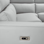 Bianca 3-Piece Power Sectional with Right Facing Chaise - White