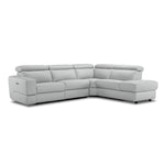Bianca 3-Piece Power Sectional with Right Facing Chaise - White
