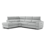 Bianca 3-Piece Power Sectional with Left Facing Chaise - White