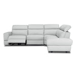 Bianca 3-Piece Power Sectional with Right Facing Chaise - White