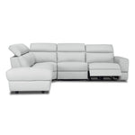 Bianca 3-Piece Power Sectional with Left Facing Chaise - White