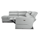 Bianca 3-Piece Power Sectional with Left Facing Chaise - White