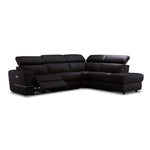 Bianca 3-Piece Power Sectional with Right Facing Chaise - Chocolate