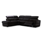 Bianca 3-Piece Power Sectional with Left Facing Chaise - Chocolate