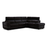 Bianca 3-Piece Power Sectional with Right Facing Chaise - Chocolate