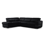 Bianca 3-Piece Power Sectional with Left Facing Chaise - Black