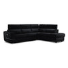 Bianca 3-Piece Power Sectional with Right Facing Chaise - Black