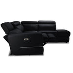 Bianca 3-Piece Power Sectional with Right Facing Chaise - Black