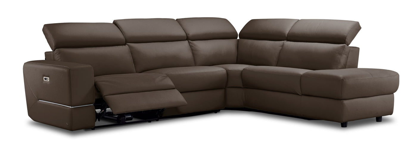 Bianca 3-Piece Power Sectional with Right Facing Chaise - Taupe