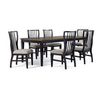 Greyridge Farm 7-Piece Extendable Dining Set - Black