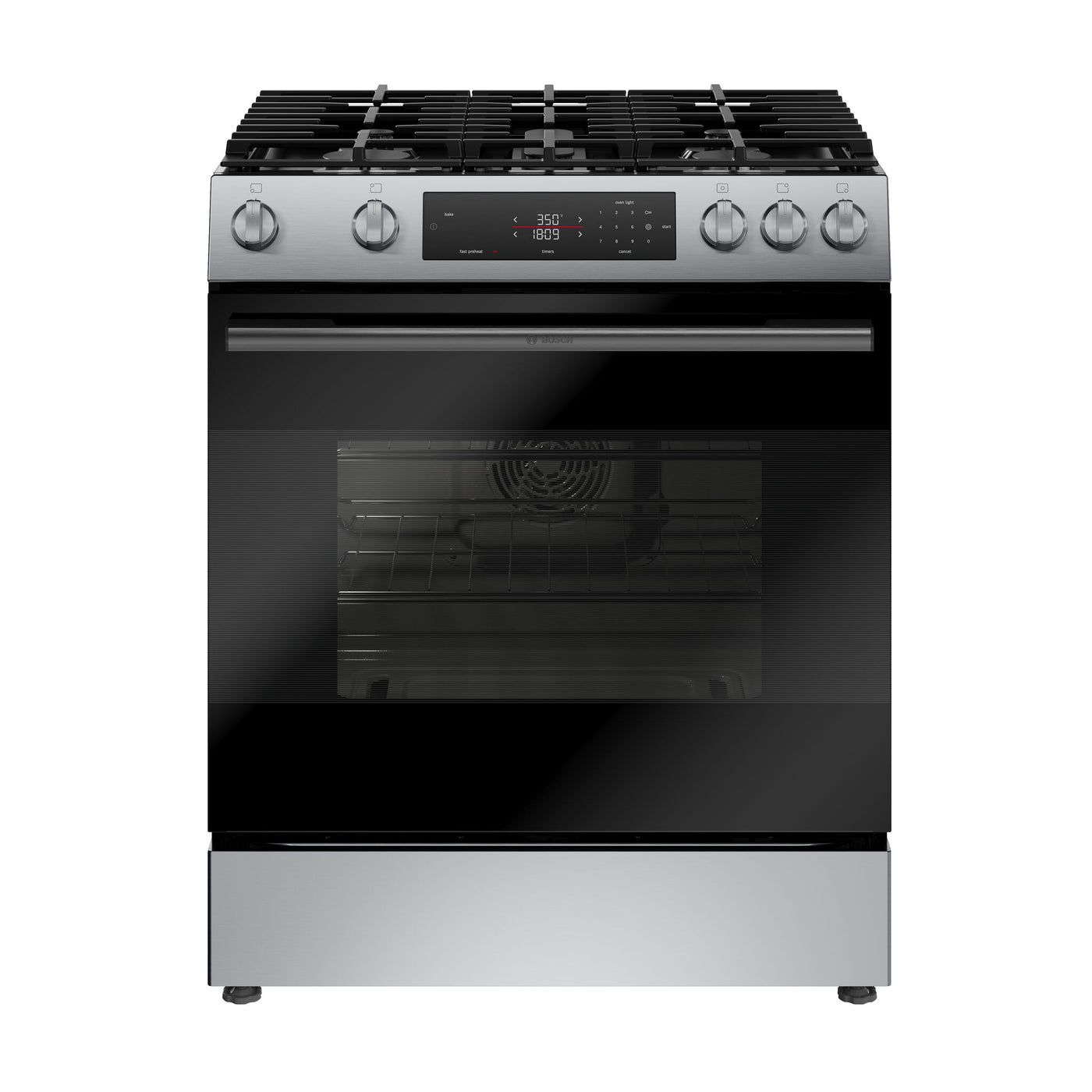 Bosch Stainless Steel 100 Series Slide-In Gas Range (5.8 Cu. Ft) - HGF1050MUC