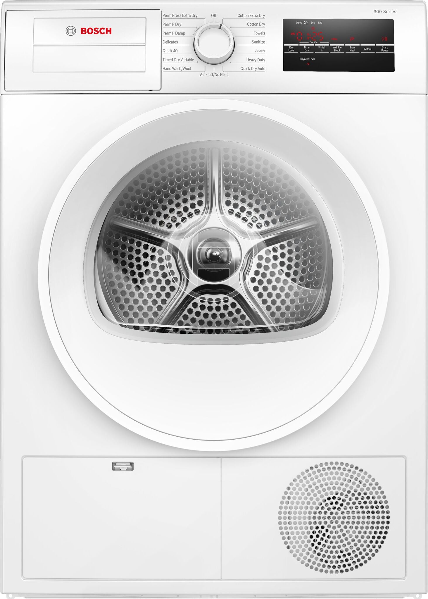 Bosch White Electric Compact 300 Series Dryer (4 Cu.Ft.) - WPA12100UC