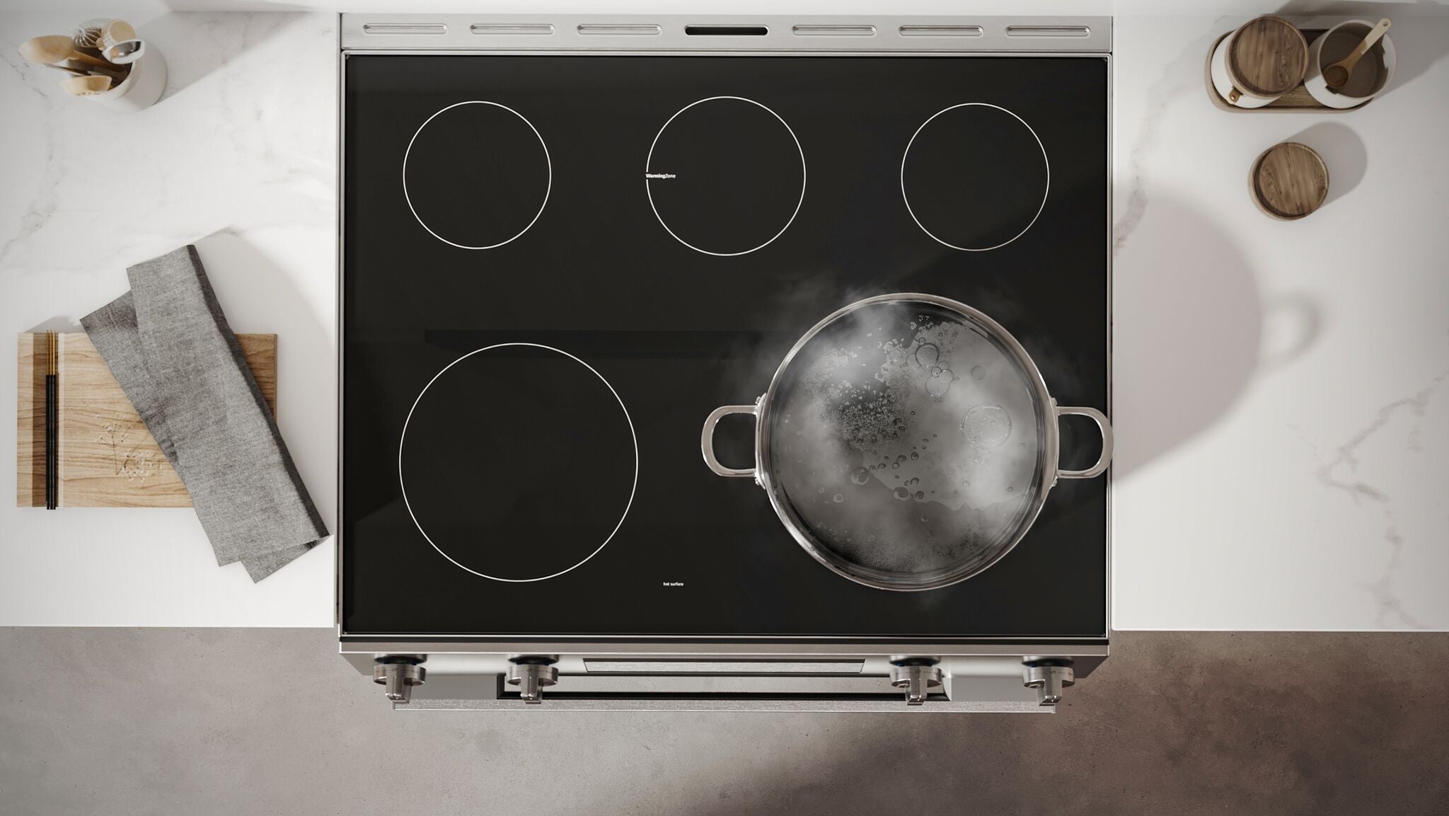 Bosch Stainless Steel 100 Series Slide-In Electric Range (5.8 Cu. Ft) - HEF1050MC