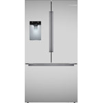 Bosch 100 Series 36" 21.6 Cu. Ft. Fingerprint Resistant Stainless Steel French Door Refrigerator - B36CD10ENS