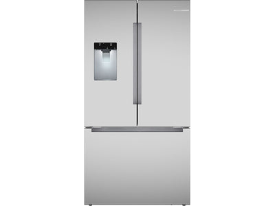 Bosch 100 Series 36" 21.6 Cu. Ft. Fingerprint Resistant Stainless Steel French Door Refrigerator - B36CD10ENS