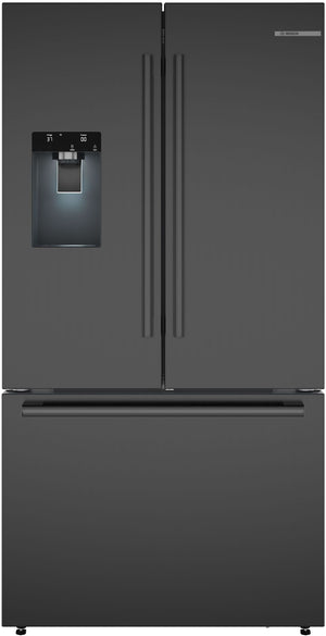 Bosch 500 Series 36" 21.6 Cu. Ft. Black Stainless French Door Refrigerator - B36CD52SNB