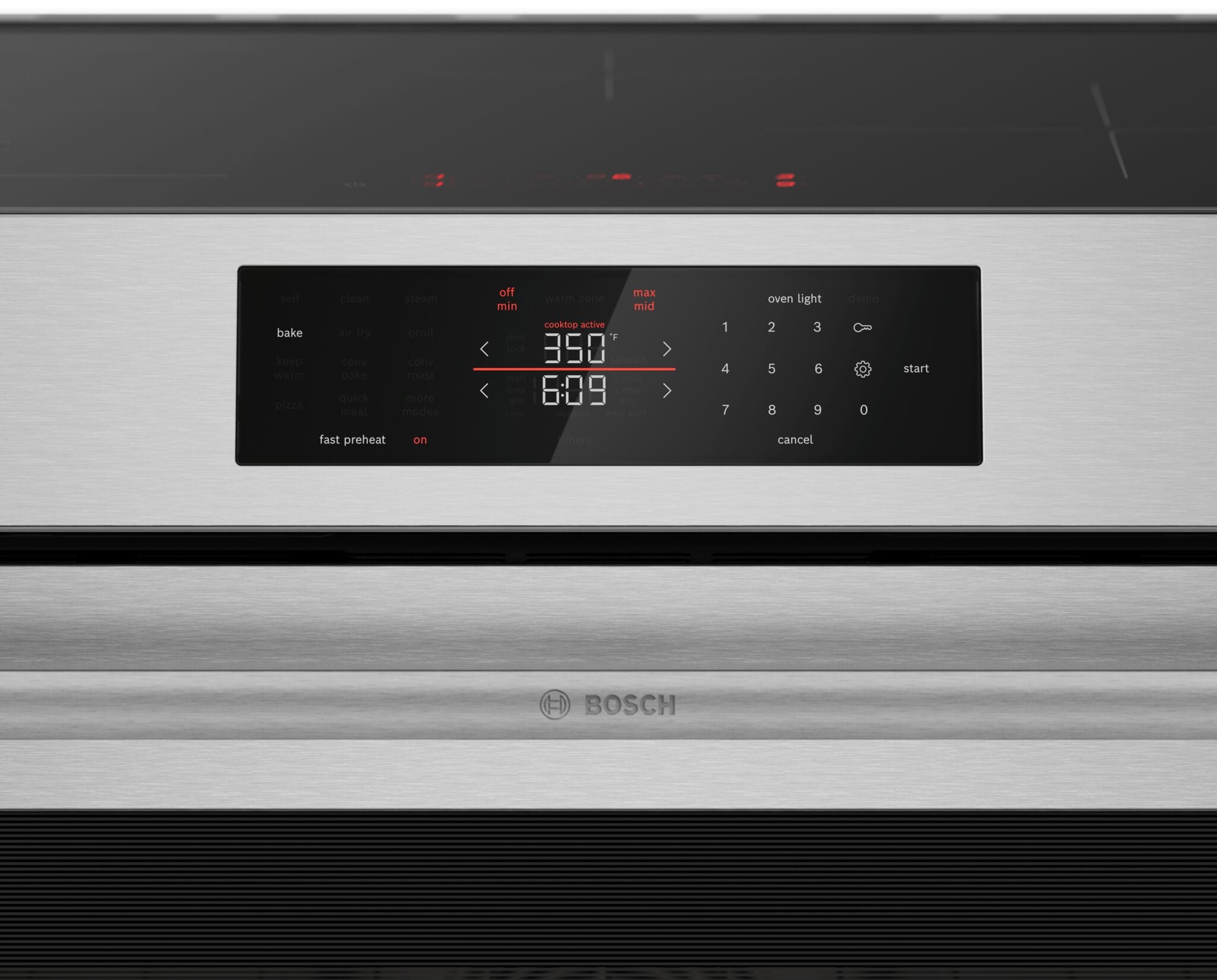Bosch 30" Stainless Steel 500 Series Electric Freestanding Range (5.8 Cu. Ft.) - HIF5050MC