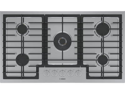 Bosch Stainless Steel 36" 800 Series Gas Cooktop - NGM8659UC
