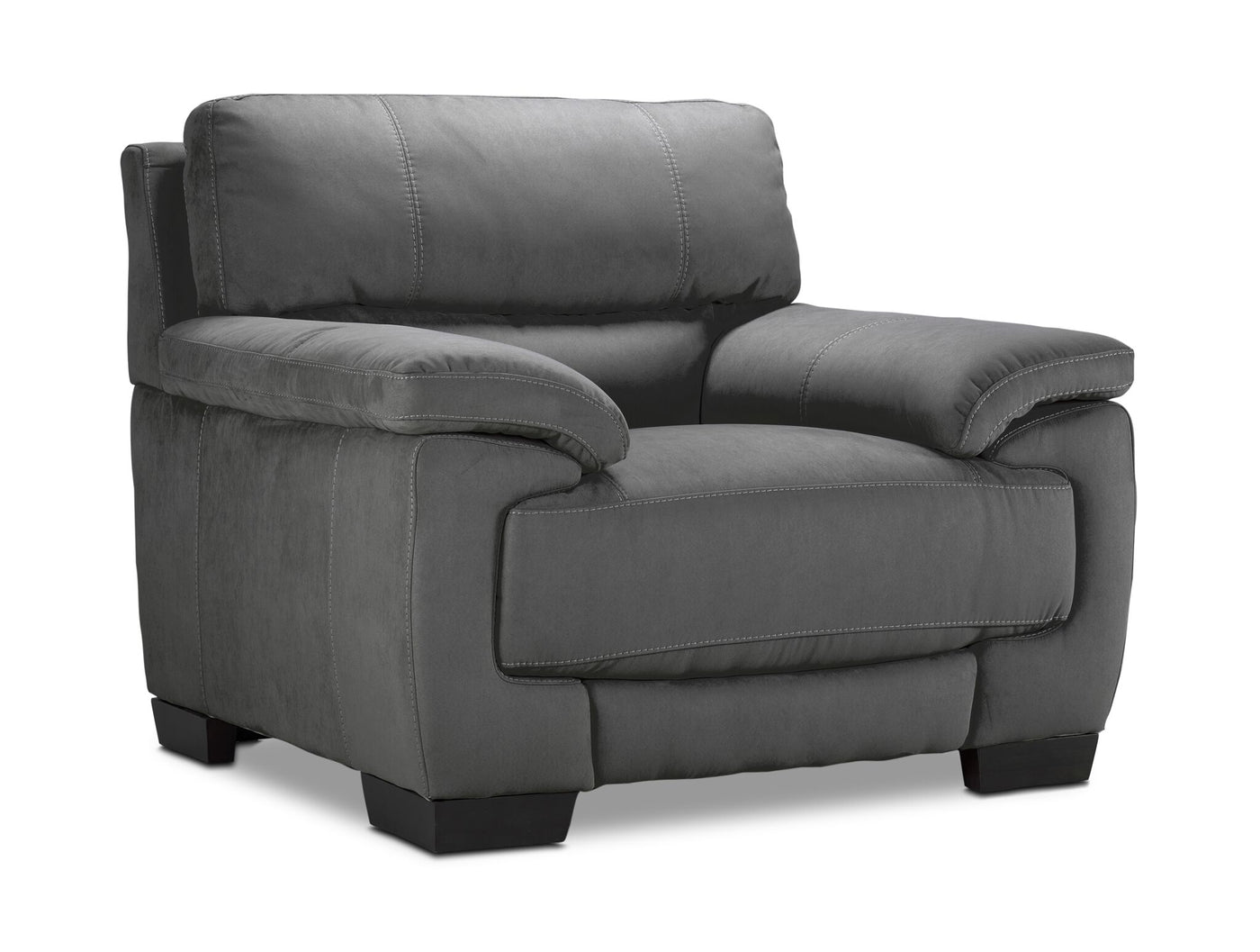 Brody Sofa and Chair Set - Dark Grey