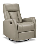 Bronco Swivel Glider Recliner - Taupe