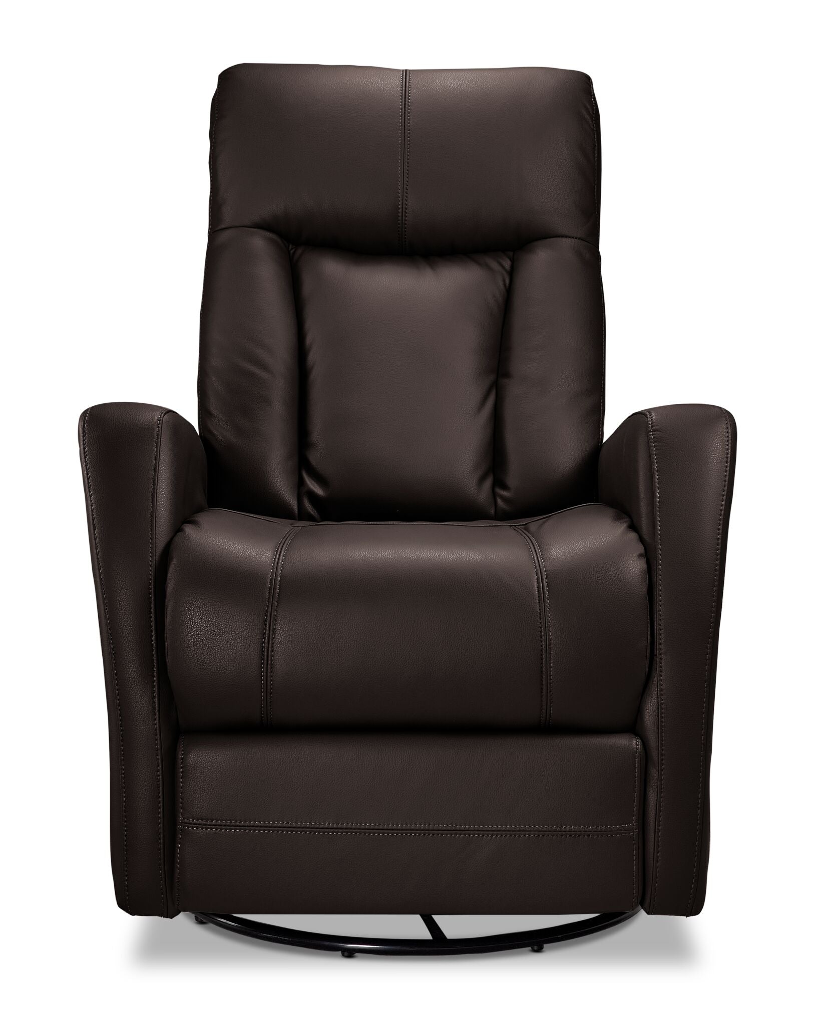 Bronco Swivel Glider Recliner - Dark Brown