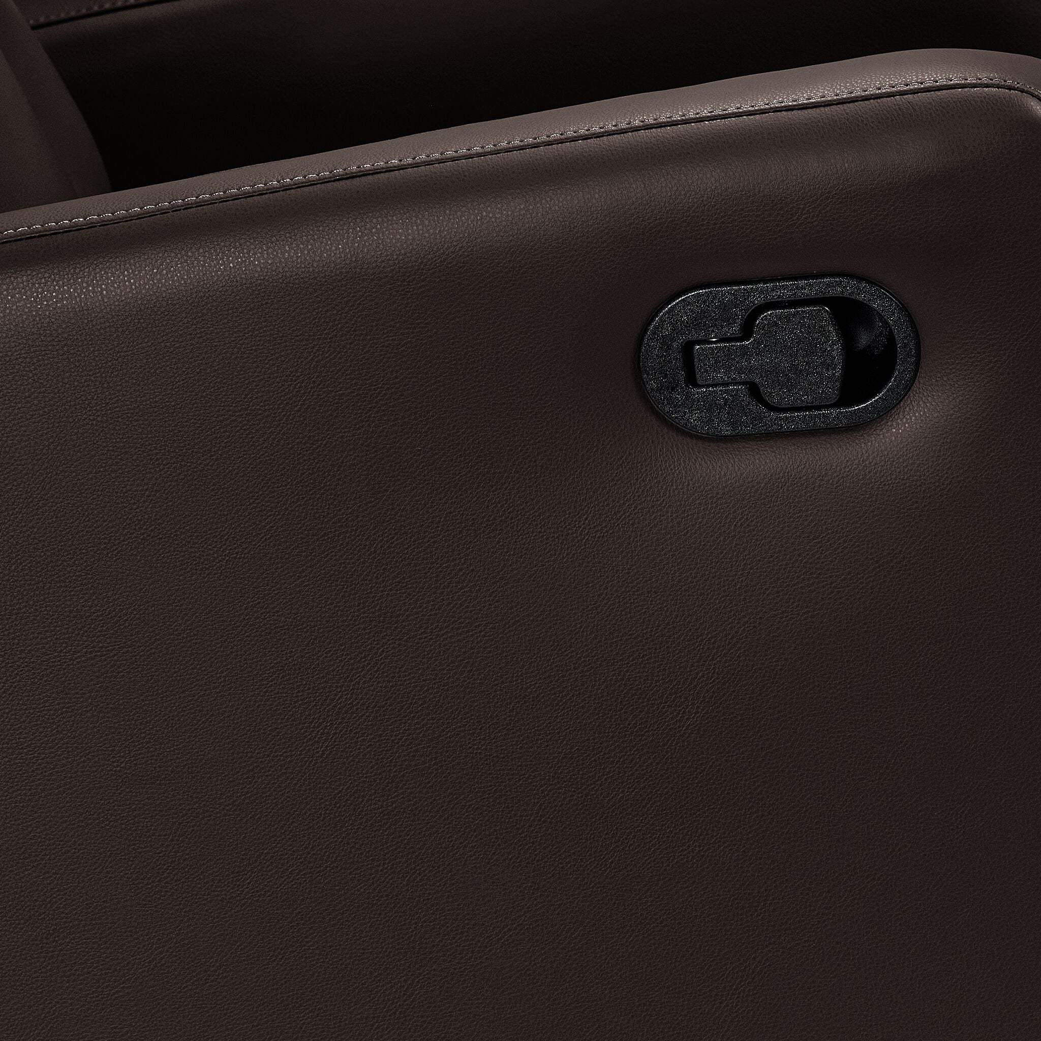 Bronco Swivel Glider Recliner - Dark Brown