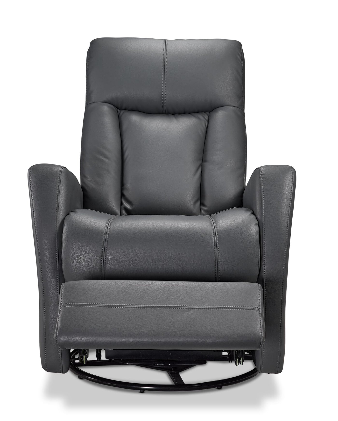 Bronco Swivel Glider Recliner - Dark Grey