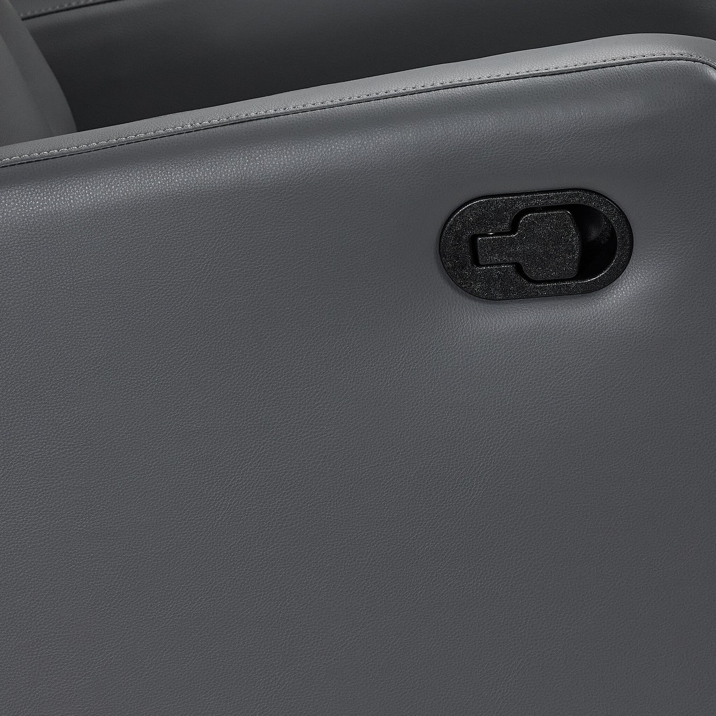 Bronco Swivel Glider Recliner - Dark Grey