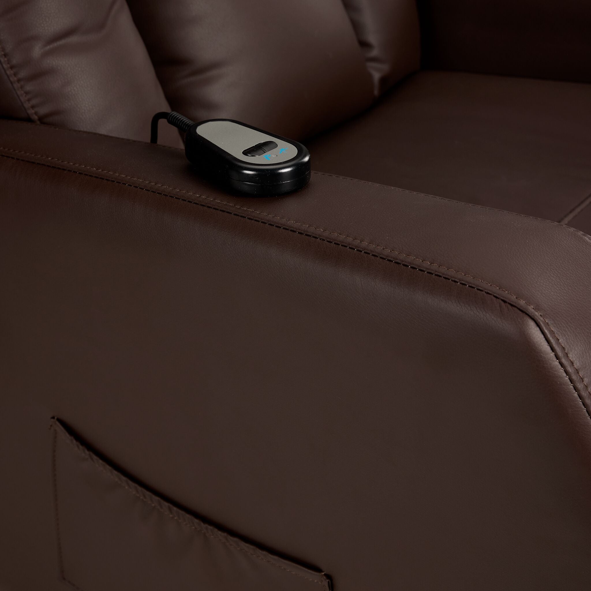 Bronco Power Lift Recliner - Dark Brown