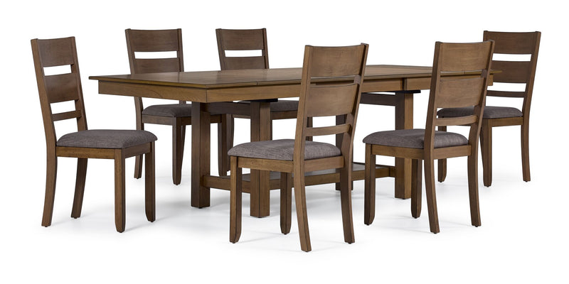 Brook Bay 7 Piece Extendable Dining Set - Sand, Brown | Leon's