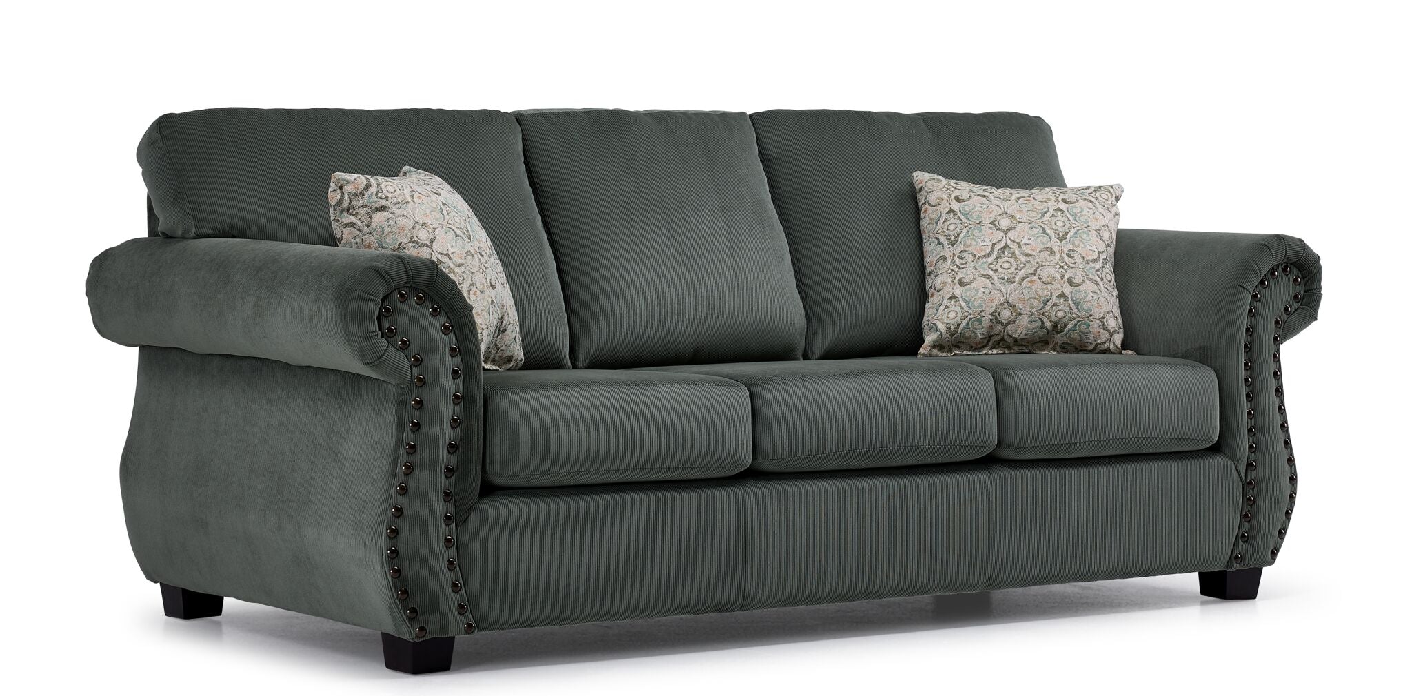 Brooklyn Sofa and Chair Set - Green