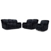 Burma Reclining Sofa, Loveseat and Chair Set - Graphite