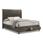 Cabin 3-Piece Queen Storage Bed - Grey