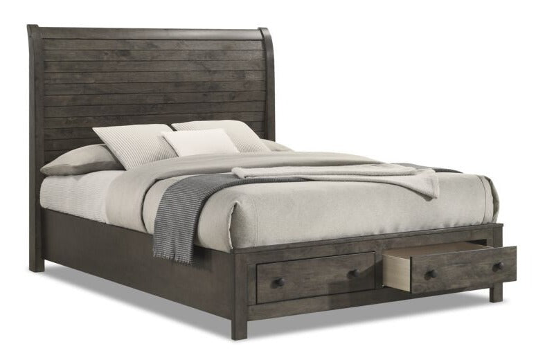 Cabin 5-Piece King Storage Bedroom Package - Grey