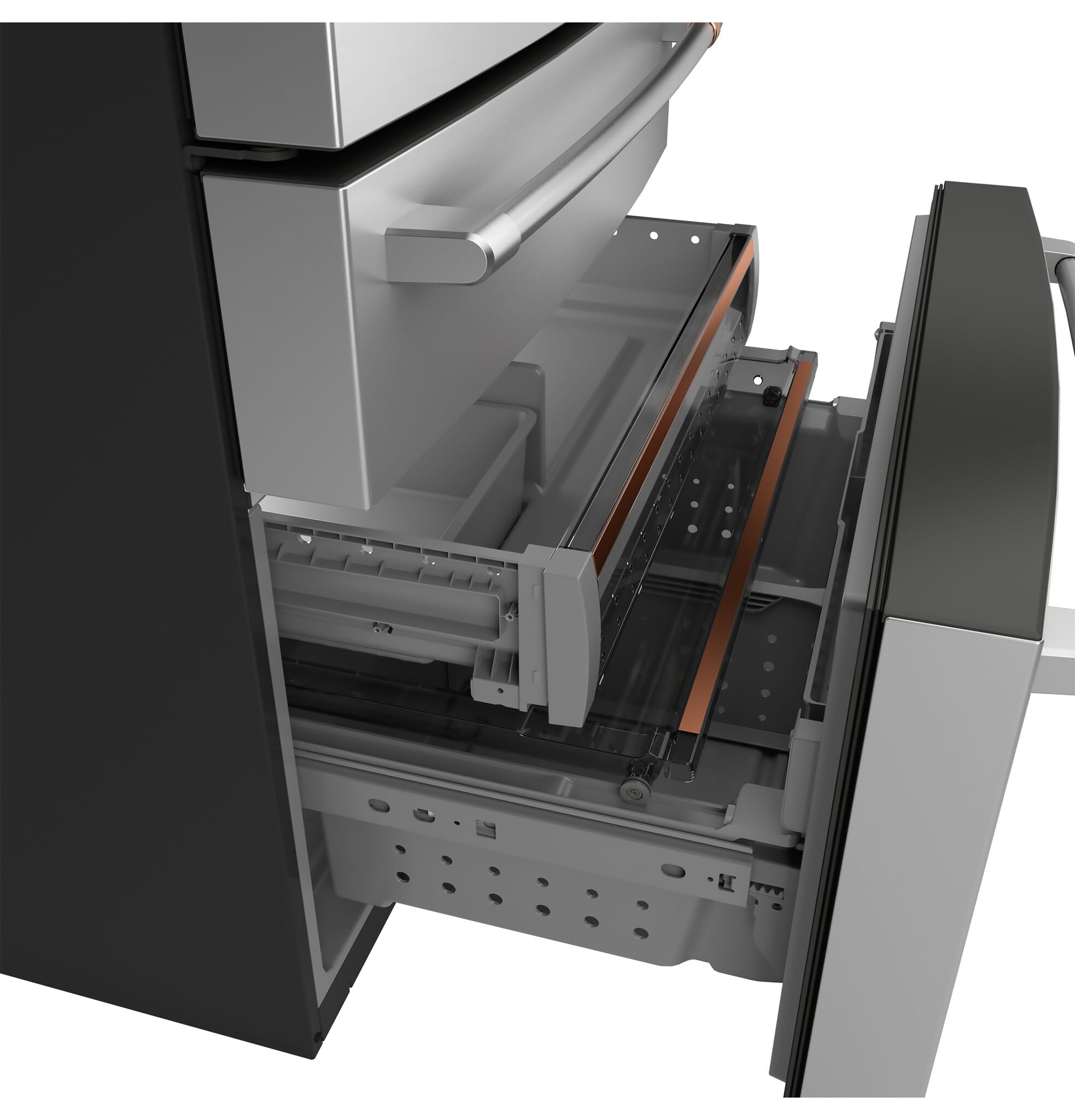 Café 35.75" 23.2 Cu. Ft. Stainless Steel French Door Refrigerator With Dual-Dispense AutoFill Pitcher - CJE23DP2WS1