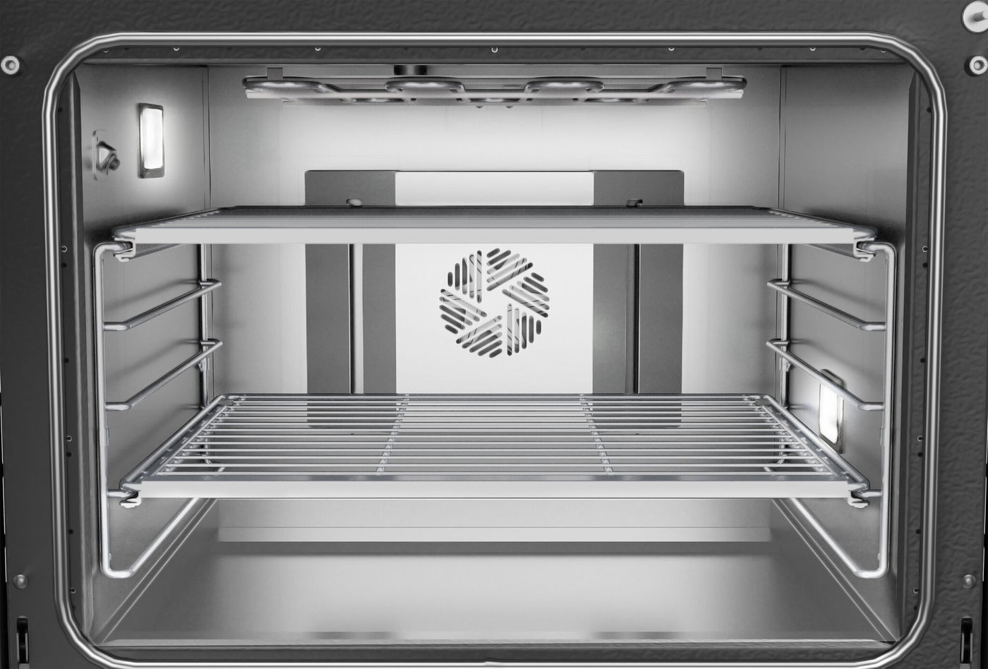 Café Stainless Steel 30" Slide-In Front Control Electric Range with Dynamic Bake (5.7 Cu.ft.) - CRS70XAWCS1