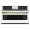 Café Matte White 30" Smart Five-in-One Wall Oven with 120V Advantium® Technology - CSB913P4VW2