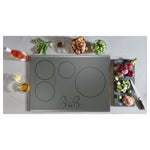 Café Stainless Steel 36" Built-In Touch Control Induction Cooktop - CHP90362TSS