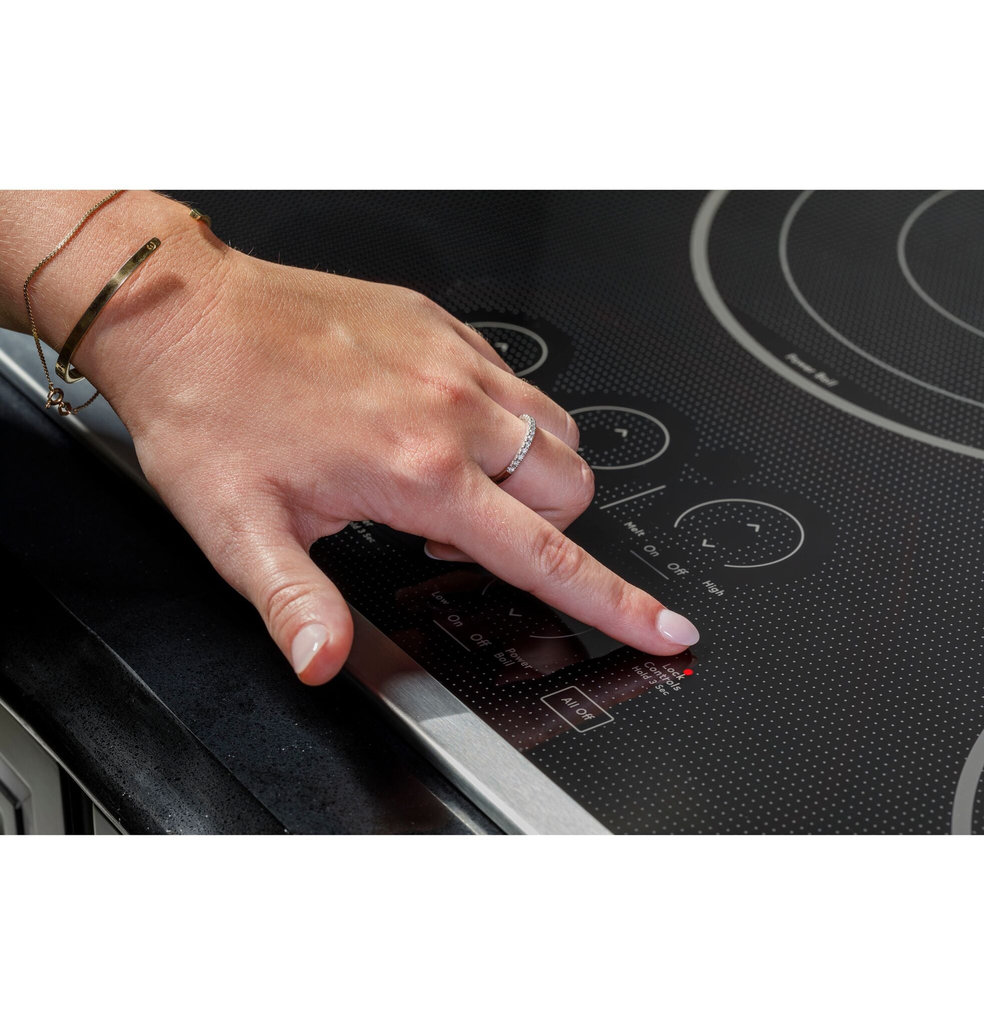 Café Black 36" Touch-Control Electric Cooktop - CEP90361TBB