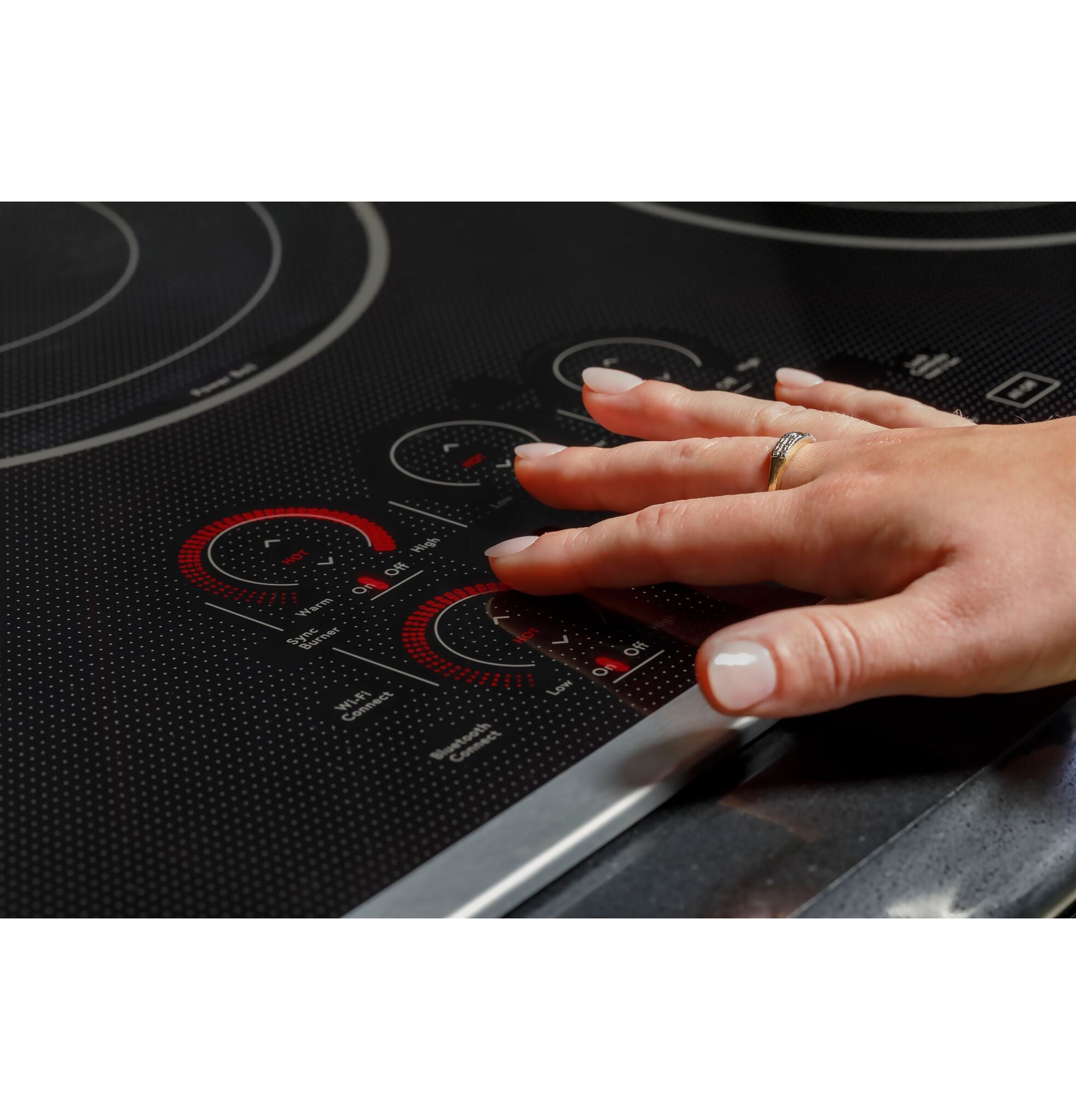 Café Stainless Steel 36" Touch-Control Electric Cooktop - CEP90362TSS