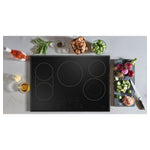 Café Stainless Steel 36" Touch-Control Electric Cooktop - CEP90362TSS
