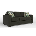 Caleb Queen Sofa Bed with Innerspring Mattress - Lido Green