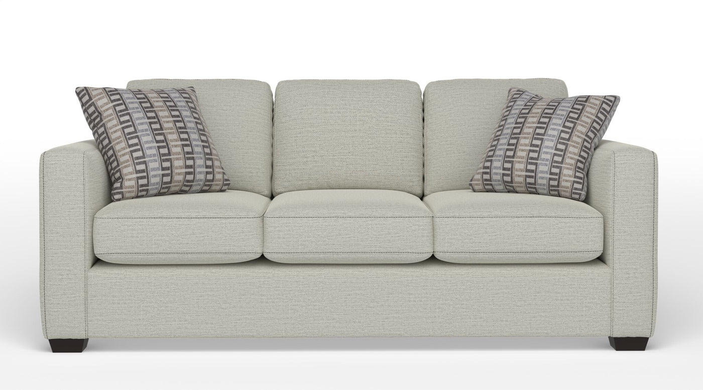 Caleb Queen Sofa Bed with Innerspring Mattress - Safari Cream