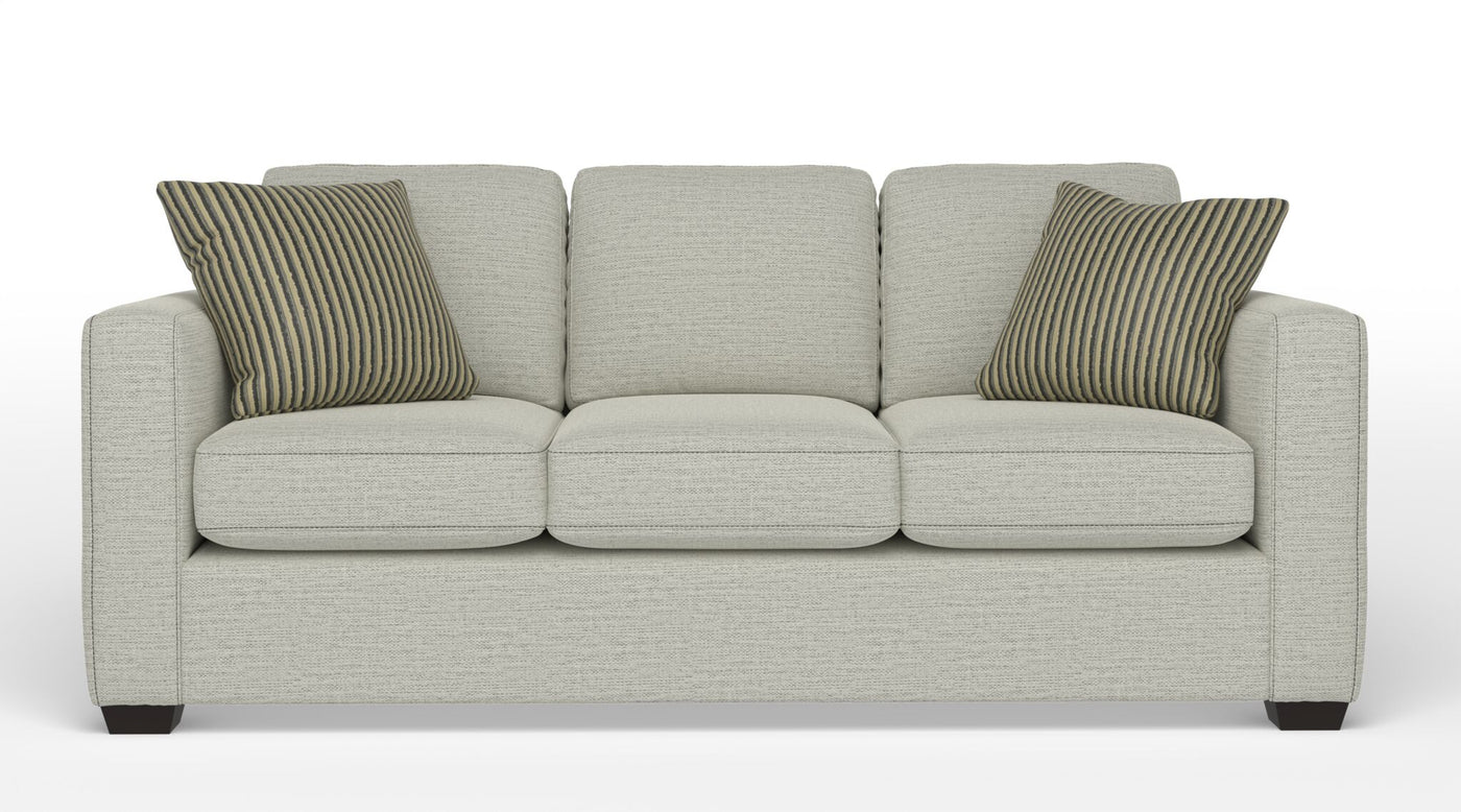 Caleb Queen Sofa Bed with Innerspring Mattress - Patina Light Grey