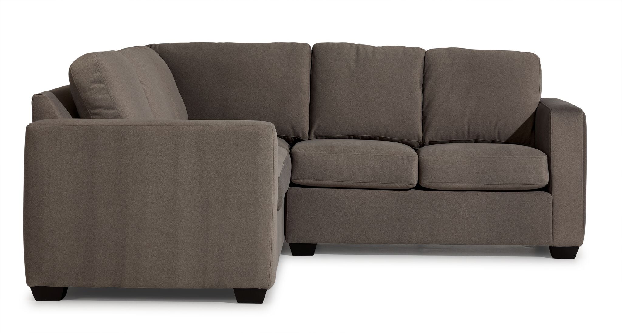 Caleb 2-Piece Sectional with Right-Facing Loveseat - Arlo Brown