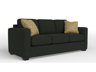 Caleb Queen Sofa Bed with Innerspring Mattress - Bondi Dark Grey