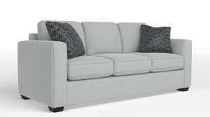 Caleb Queen Sofa Bed with Innerspring Mattress - Dexter Light Grey