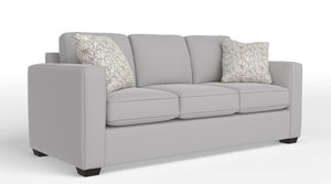 Caleb Queen Sofa Bed with Innerspring Mattress - Smoke Light Grey